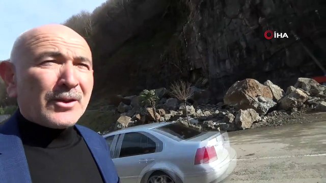 Giresun'da heyelan faciaya neden oluyordu
