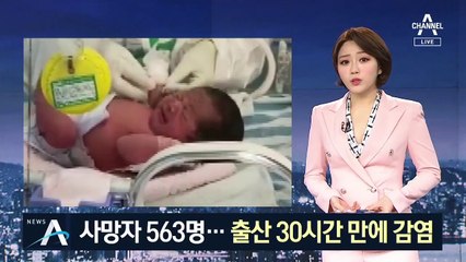 中 생후 30시간 신생아 확진…확진자와 15초 머물러도 감염