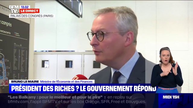 Pouvoir d'achat : Je conteste la méthode employée par l'OFCE répond Bruno Le Maire