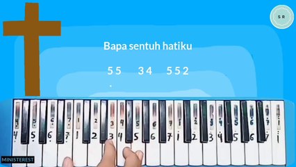 NOT PIANIKA SENTUH HATIKU [JCLF] | LAGU ROHANI