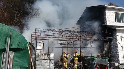 대구 비닐하우스에서 불...야산으로 번져 / YTN