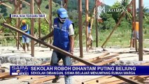 Sekolah Roboh, Siswa Belajar di Rumah Warga