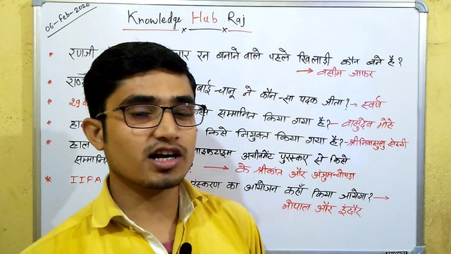 Daily Current Affairs 06 Feb By - Rohit Sir