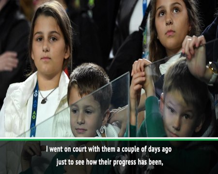 Federer happy for his children to follow in his footsteps