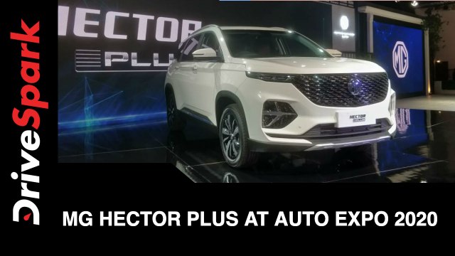 MG Hector Plus at Auto Expo 2020 | MG Hector Plus First Look, Features & More