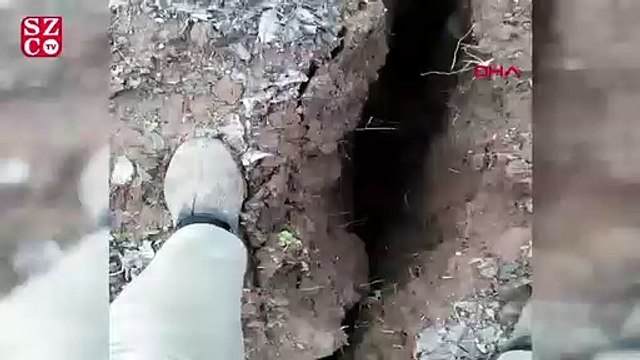 6.8'lik depremden sonra Malatya'da dev yarıklar oluştu