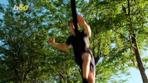 Slackline Pro Performs One of the Sport’s Most Dangerous Stunts 164 Feet in the Air