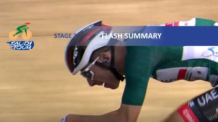 Saudi Tour 2020 - Étape 3 / Stage 3 - Flash summary