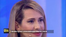 Përlotet gjatë emisionit moderatorja e “Shqipëria live”