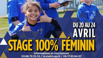 Stage vacances féminines du 20 au 24 avril 2020