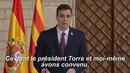 Espagne: Sanchez annonce le début de la négociation avec la Catalogne indépendantiste en février