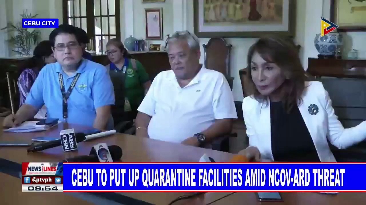 Cebu to put up quarantine facilities amid nCoV-ARD threat