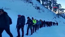 Osmaniye düldül dağı'nda sertifikalı dağcılık ve kış eğitimi