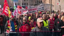 Réforme des retraites : une mobilisation moins suivie à Marseille