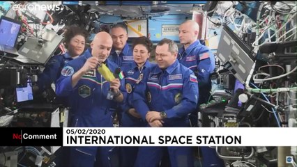 Trois astronautes de retour sur la terre ferme après avoir séjourné dans l'ISS