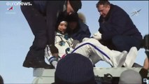 شاهد: الأمريكية كوخ تحقق رقما قياسياً لأطول رحلة لامرأة بمحطة الفضاء الدولية