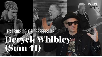 Les trois solos de guitare préférés de Deryck Whibley, chanteur de Sum 41