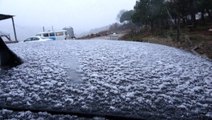 Aydos Ormanı'nda kar yağışı etkisini gösteriyor