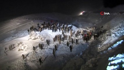 Çığ altında kalan minibüs şoförünün cenazesi bugün bulundu