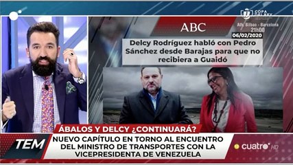 ‘Todo es Mentira’ explica qué hay detrás de las versiones ‘fake’ de Ábalos: su ‘zumbó’ a Delcy Rodríguez