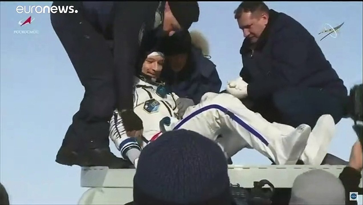 Drei RaumfahrerInnen von der ISS zurück auf der Erde