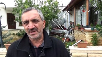 Hortum Çatıları Uçurdu, 6 Bina Hasar Gördü