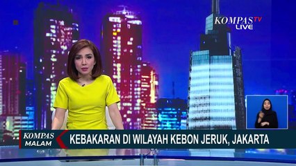 Kebakaran di Jalan Kebon Jeruk Jakarta Barat