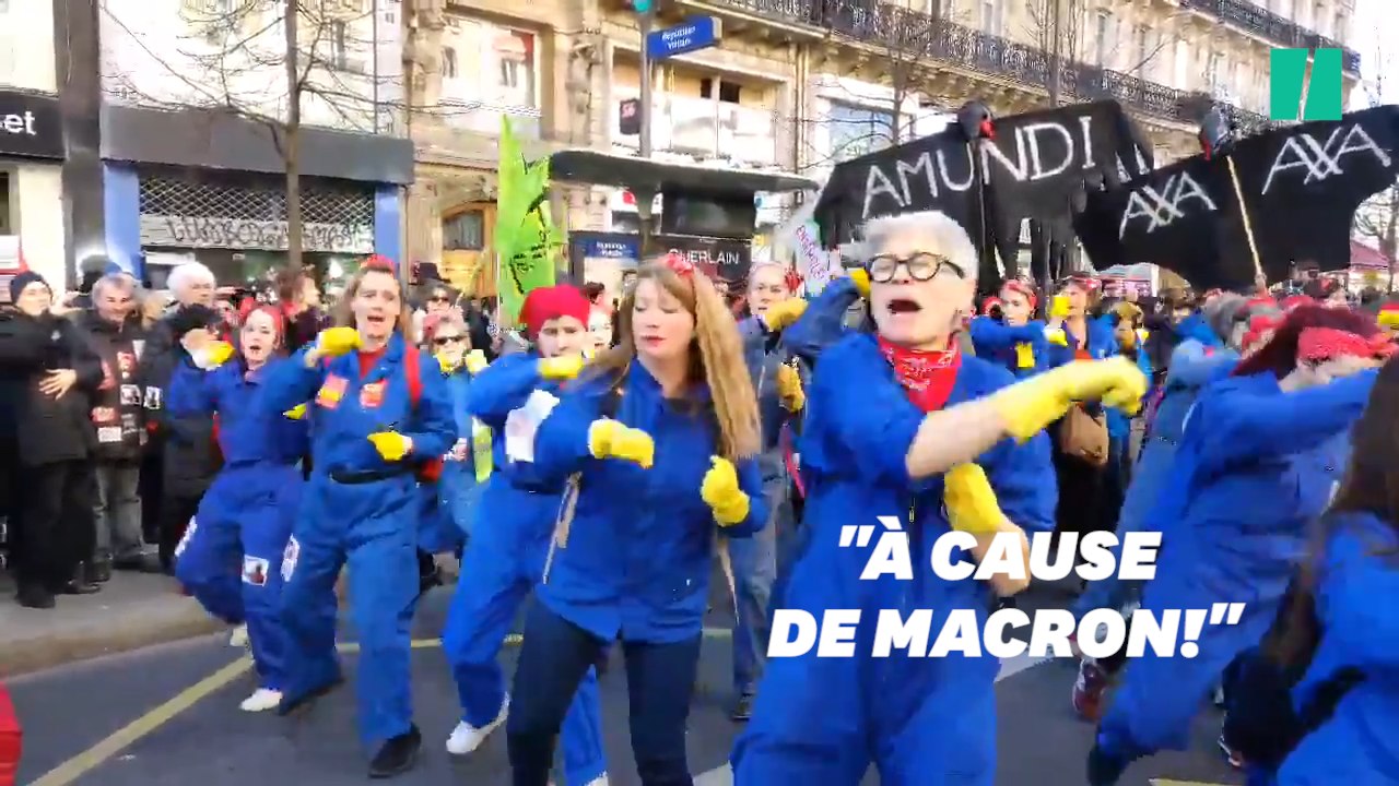 Chorés, collages, mise en scène les manifestant...