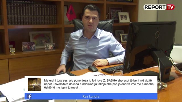 Report TV Basha 'live' në Facebook! Kush është qytetari që kërkon 'zgjidhje' problemi