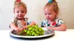 learning about fruit 2 - Learn Names of Fruit with Kristen & Scarlett | Kids Tasting Lemons and other Fruit