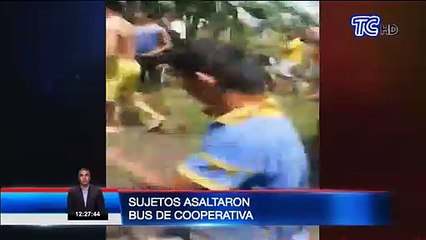 Delincuentes fueron perseguidos luego de robar un bus