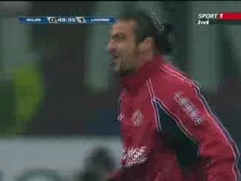 Milan AC 0 - 1 Livorno Pulzetti