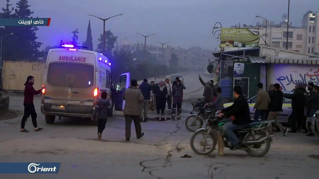 ميليشيا أسد الطائفية تواصل قصفها على مدينة إدلب