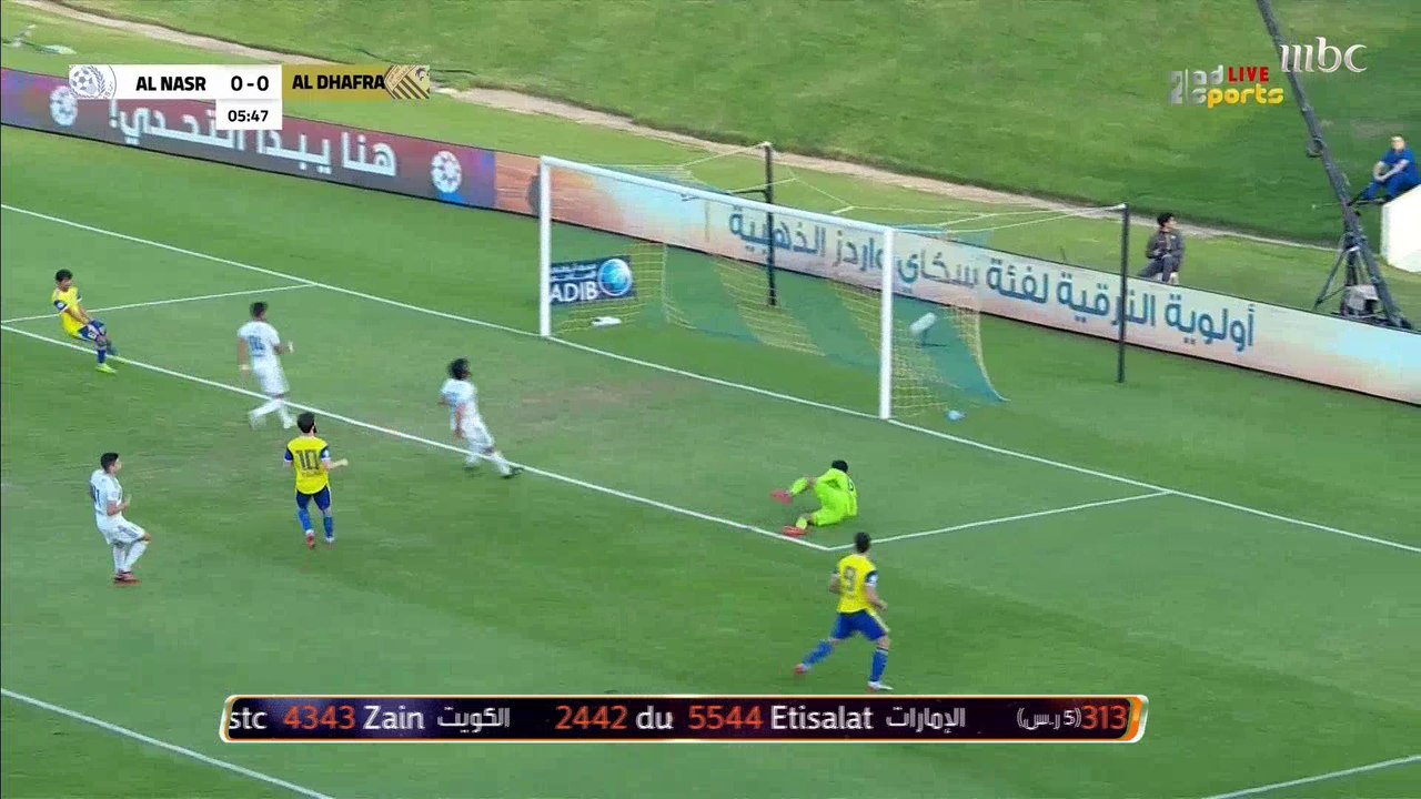 الظفرة يفوز على النصر بهدفين مقابل هدف.. وحتا ي...