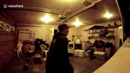 "Super genius" man decides to get bombed with airsoft pellets