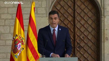 Pedro Sánchez e Quim Torra abrem via do diálogo