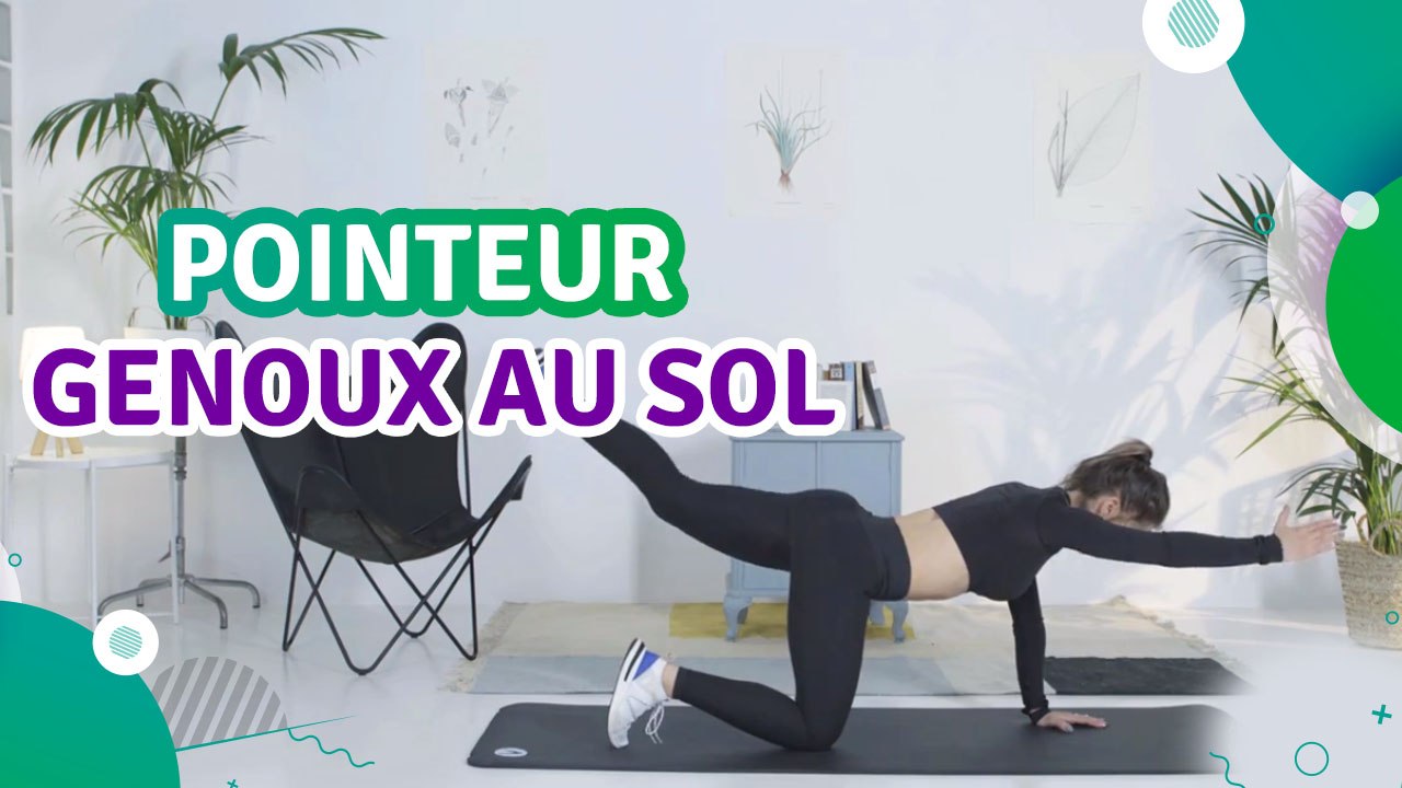 Pointeur, genoux au sol - Santé Physique