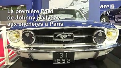 Vente aux enchères de la Ford Mustang de Johnny Hallyday à Paris