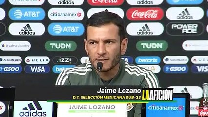 Rumbo a Tokio 2020: Jaime Lozano habla del Tri Sub-23