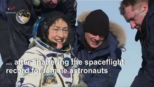 US astronaut lands on Earth after longest-ever mission by woman