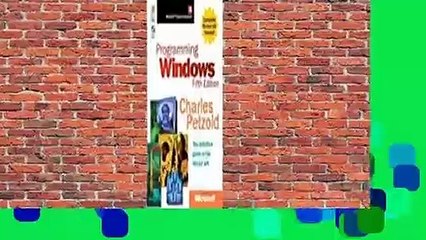 [Read] Programming Windows  For Kindle