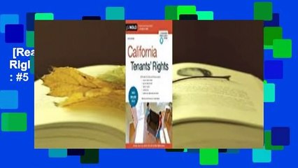 [Read] California Tenants' Rights  Best Sellers Rank : #5