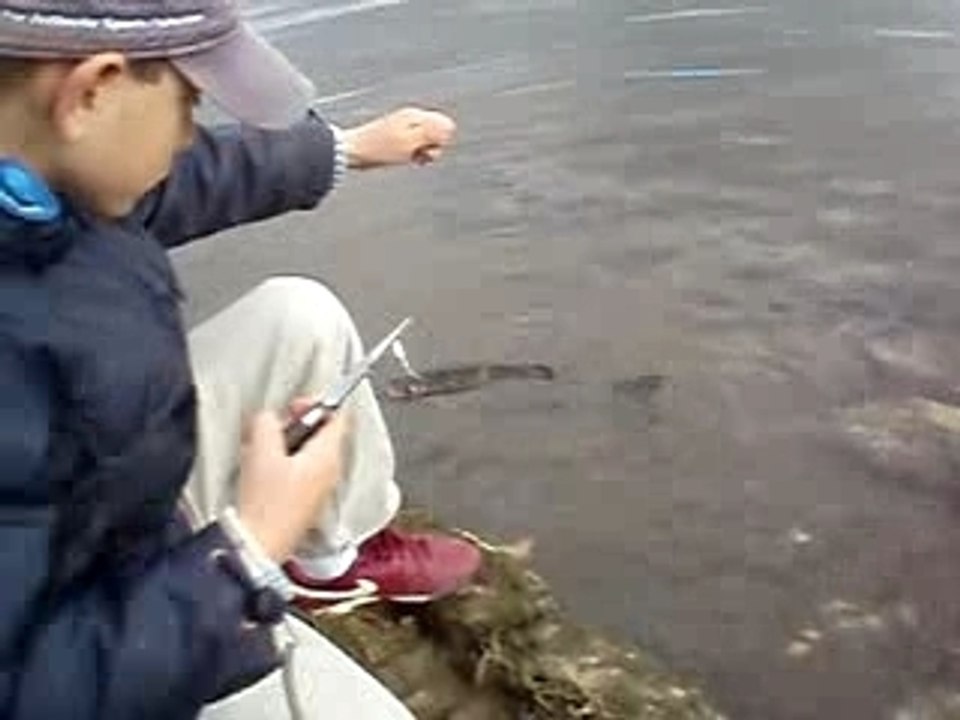 streetfishing kid par clem sur les quais de saône.