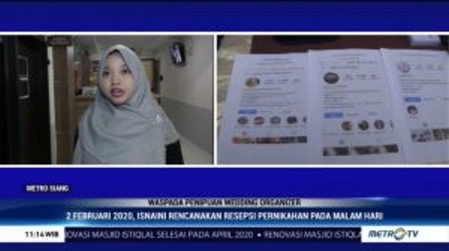 Ditipu WO, Pengantin Ini Menikah Tanpa Dekorasi dan Katering