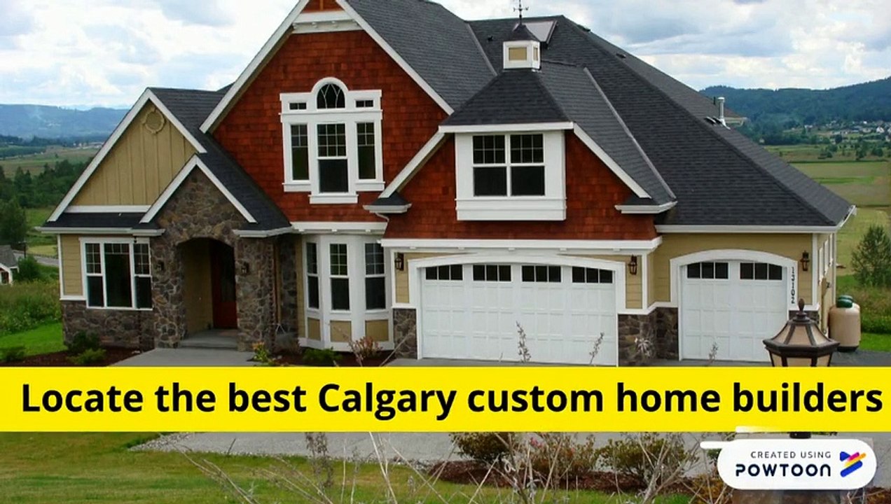 Calgary custom home builders video Dailymotion