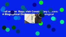 Full version  Royal Irish Constabulary Officers: A Biographical Dictionary and Genealogical