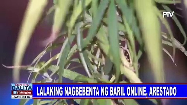 Lalaking nagbebenta ng baril online, arestado