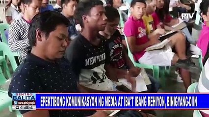 Epektibong komunikasyon ng media at iba't-ibang rehiyon, binigyang-diin