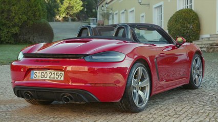Porsche 718 Boxster GTS 4.0 Exterior Design in Carmine Red