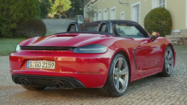 Porsche 718 Boxster GTS 4.0 Exterior Design in Carmine Red